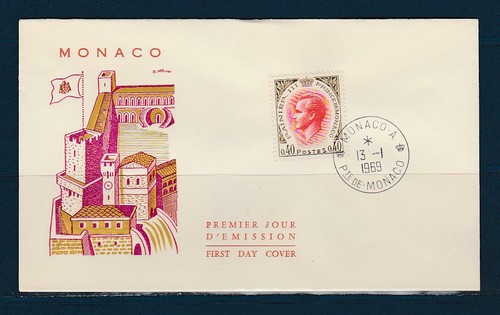 Monaco enveloppe 1er jour - 1er,