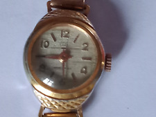 HS - ANCRE 15 RUBIS dod - Petite montre bracelet femme - Lunette plaqué or