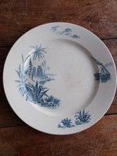 Gien grand plat - plat, rond