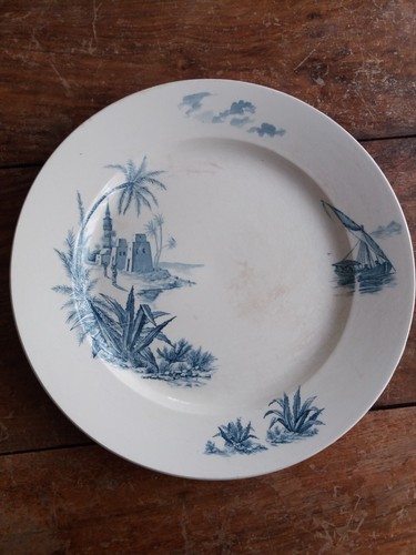 Gien grand plat rond - gien, de