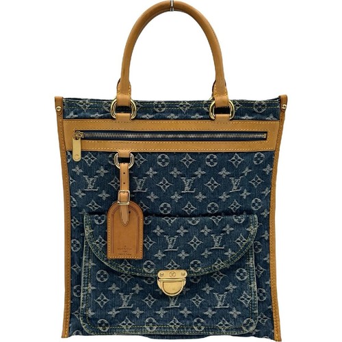 Authentique sac cabas plat