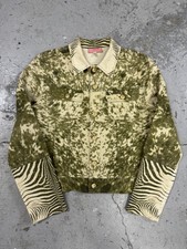 AW2001 Roberto Cavalli Zebra Fury Cawprint Movement Jacket (S)