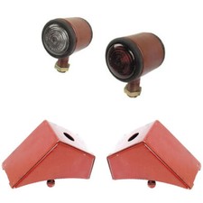 Tracteur Massey Ferguson Paire Feu de Position Arrière avec supports 