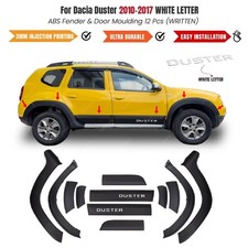 DACIA DUSTER 2010 a 2017 élargisseurs d'ailes et moulures de porte ABS 12 pcs