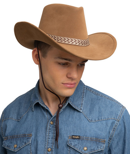 Chapeau cowboy traditionnel - chapeau,