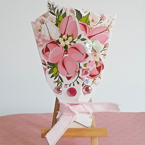 Carte postale bouquet tulipes