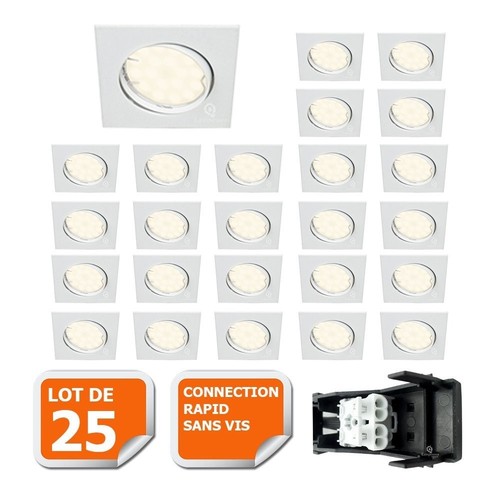 Lot spot encastrable - de, 25