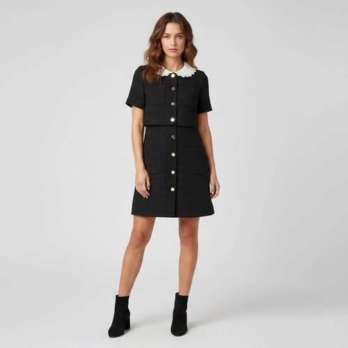Mini robe sandro noire - robe,