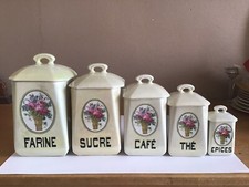 Série de 5 pots à épices