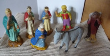 7 ANCIENS SANTONS DE CRECHE Devineau made in France - DECO NOËL