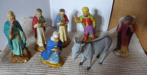 Anciens santons creche - anciens,