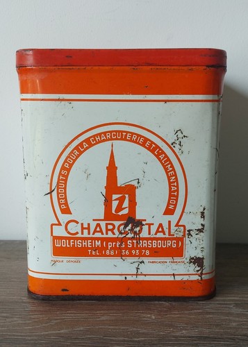 Ancienne boîte tôle - boîte,