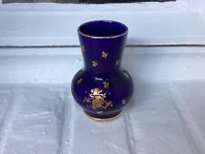 Vase en faïence de Gien, bleu