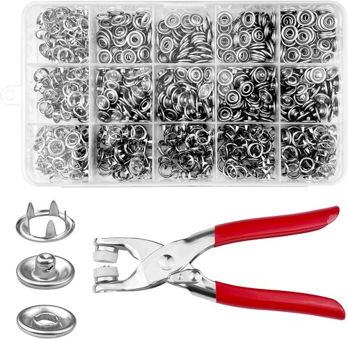 Kit 200 boutons pression - boutons, metal
