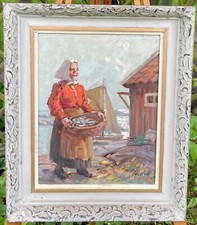 Tableau à l’huile sur bois