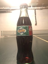 2000 Super Bowl Champion Baltimore Ravens Mini Coca-Cola bottle
