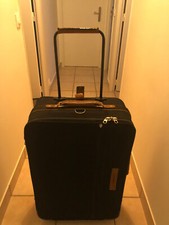 valise Lancel toile et cuir