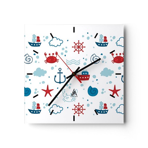 Horloge murale verre - en,