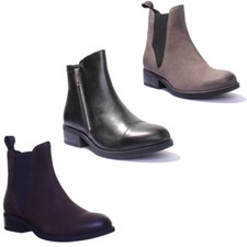 Bottines En Cuir Femme