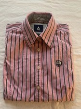 GAASTRA  Magnifique Chemisier  Femme à Manches Longues Rayé Rose / Gris Taille M