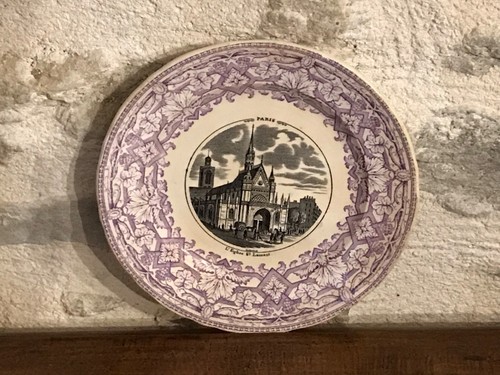 Ancienne assiette décorative