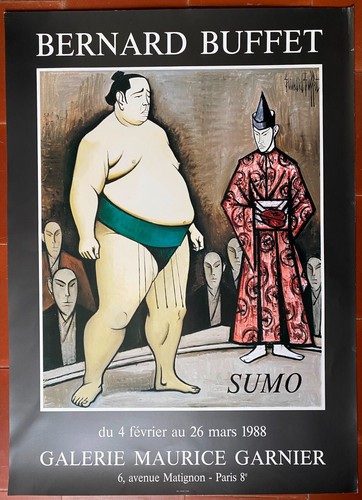 Affiche exposition sumo - exposition,