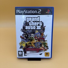GTA 3 III - Sony Playstation 2 PS2  - PAL -  avec notice - tbe