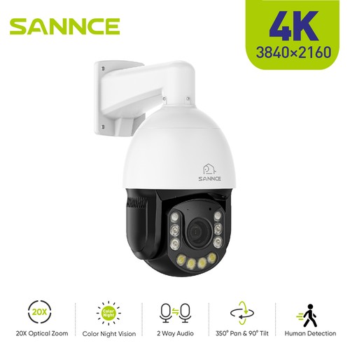 Sannce 8mp poe security - security, ip