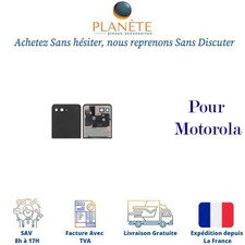 Original Ecran tactile Externe Black pour Motorola Razr 50 Ultra
