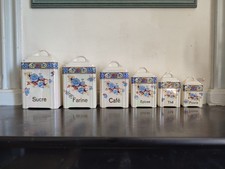 Serie de 6 pots à épices en