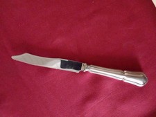 1 Couteau à fromage métal argenté Orfevre  à définir modèle filet 21 cm