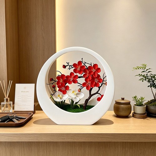 Orchidée artificielle bonsaï - orchidée,
