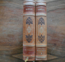 Livres Oeuvres de Rabelais 2 tomes édition Garnier Frères