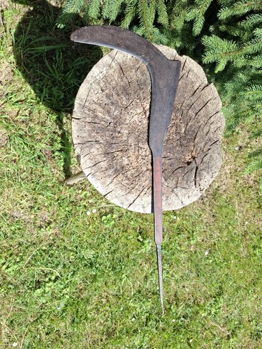 Ancienne serpe double - ancienne, a