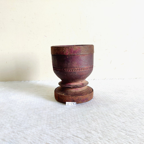 Mortier bois vintage - mortier,
