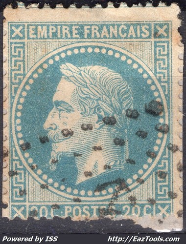 France empire 20c bleu - empire, 29b