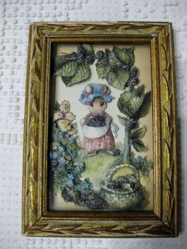 Vintage framed picture - vintage,