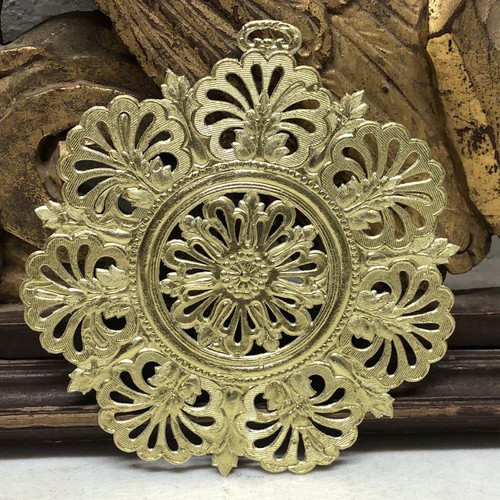 Die cut embossed gold ornate - cut,