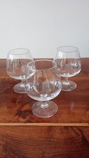 3 Verres à Cognac en Cristal