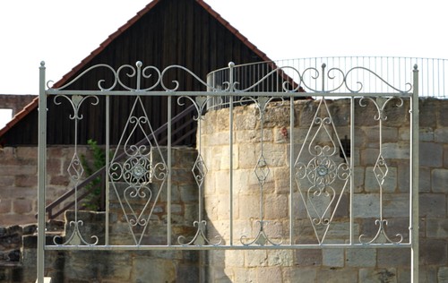 Fer forgé palissade - forgé, clôture