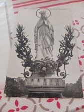 Carte Postale Ancienne Lourdes Vierge Couronnée Religion Collection