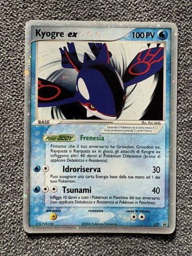 Kyogre pokémon 037 - ex,
