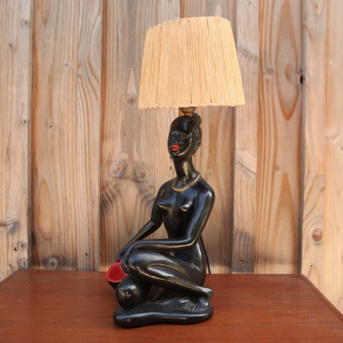 Lampe erotique africaniste - , en