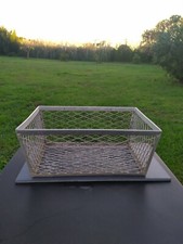  Casier en Métal d'Aluminium Ajouré  Industriel Ancien Déco Indus Vintage