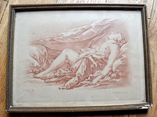 Gravure sanguine crayon