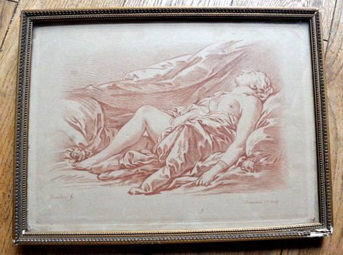 Gravure sanguine crayon