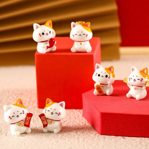 Set mini statues lucky cat - 6,