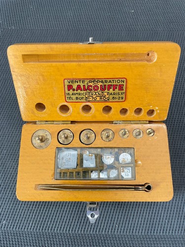 Ancien coffret poids pour - ancien,