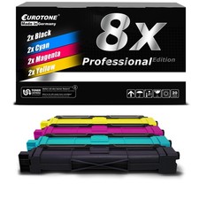 8X Eurotone PRO Toner Compatible Pour Brother DCP-9015-CDW DCP-9020-CDW