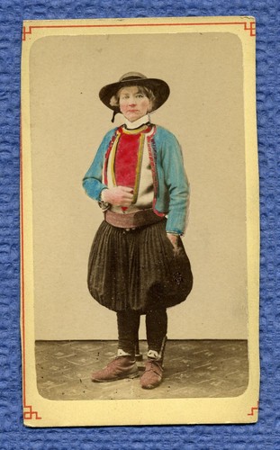 Cdv jeune breton costume - breton,